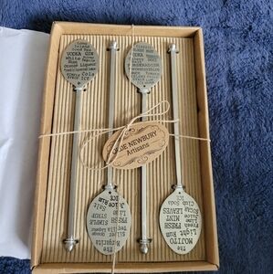 NWT Set of 4 Cocktail Stirrers